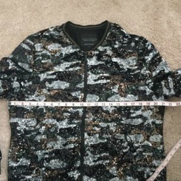Sanctuary Sequin Bomber Jacket - Picture 4 of 4